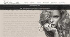 Desktop Screenshot of g-hairstyling.de